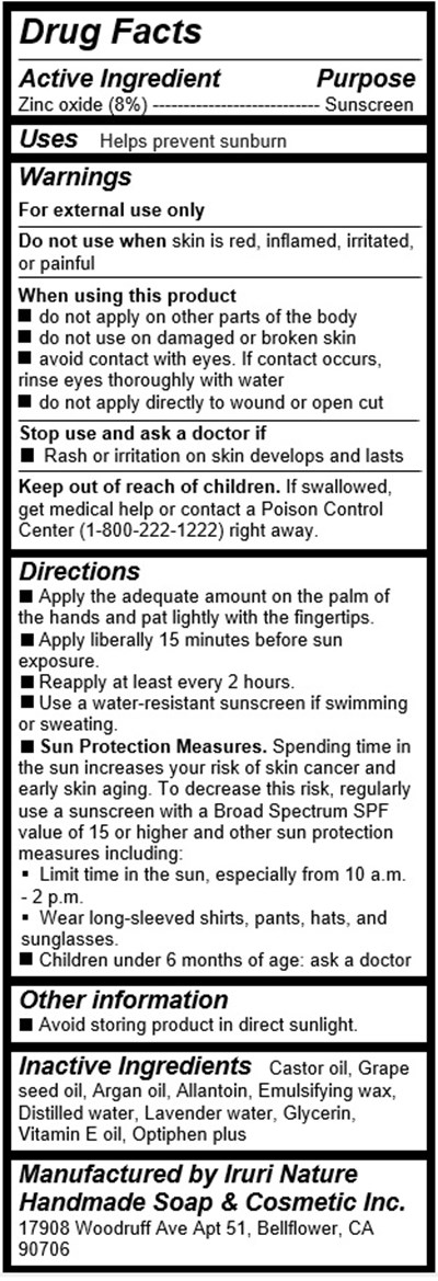Purple Sunblock (grape Seed &amp; Argan Oil Sunblock) (Purple Sunblock Drug Facts Jpg)